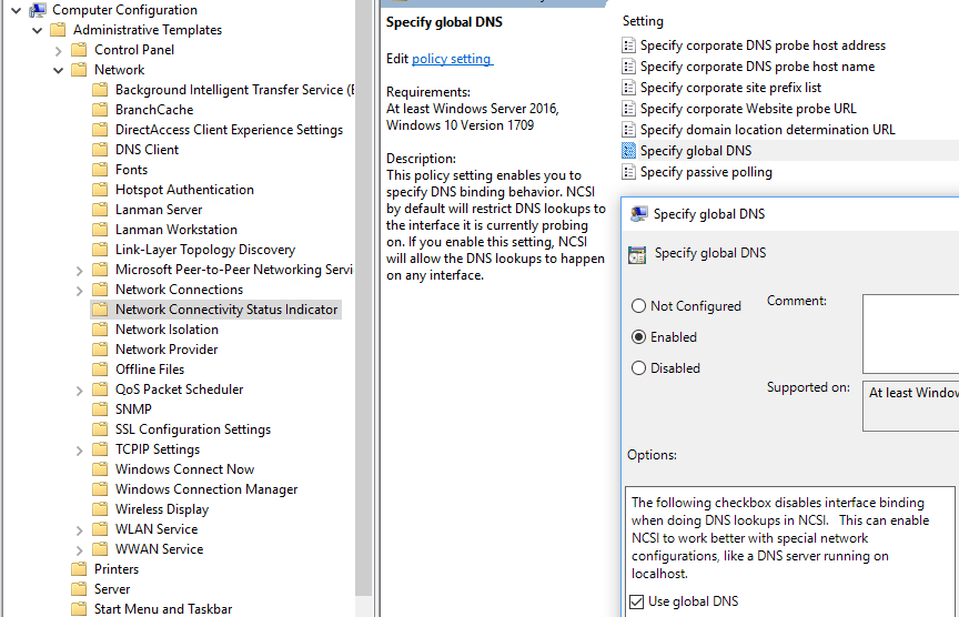 cisco anyconnect client windows 10 1709