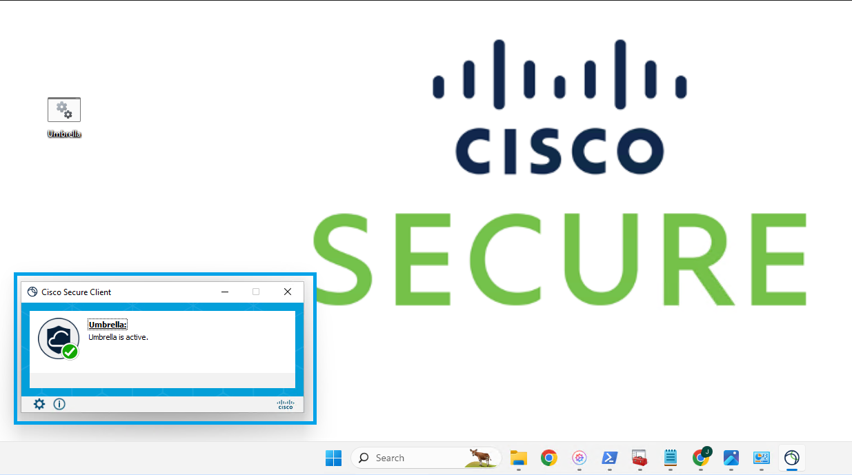 Secure Client Umbrella installation via Script using Windows Shared Folder Cisco Umbrella