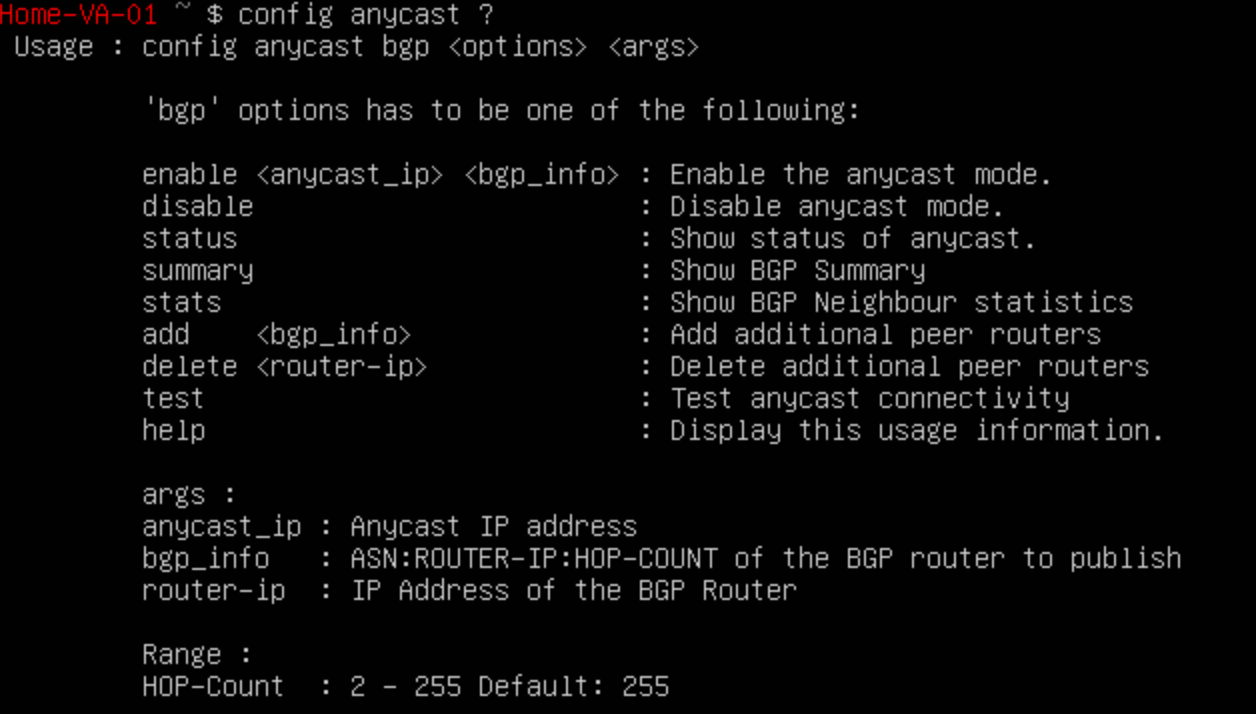 Gateway Configuration (Display and Change)