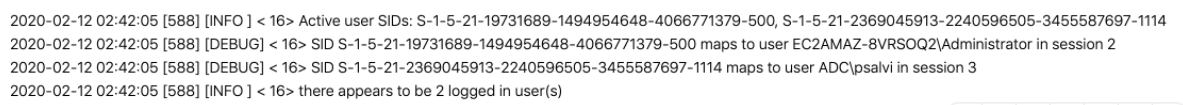 Example of error in acumbrellaplugin.log.
