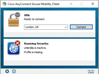 Cisco Umbrella module in AnyConnect.
